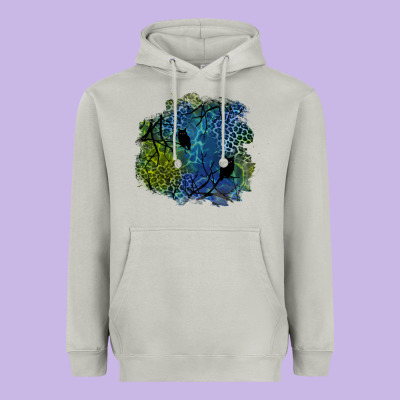 Halloween Patch  3 Heavyweight Hoodie Designed By Bundleandbundleshop