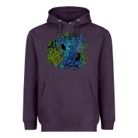 Plum halloween patch  3 Heavyweight Hoodie - BundleAndBundleShop