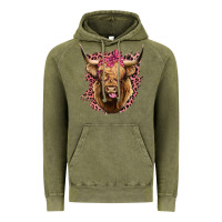Vintage Olive Highland cow Vintage Hoodie - Bettercallsaul