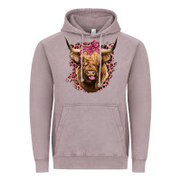Vintage Zinc Highland cow Vintage Hoodie - Bettercallsaul