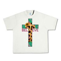 Pistachio Believe Cross Urban Heavy Tee - Bettercallsaul