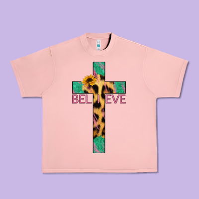 Believe Cross Urban Heavy Tee Designed By Bettercallsaul