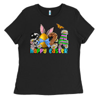Black 2024 Happy Easter Ladies Tee - NancyCooperArtShop