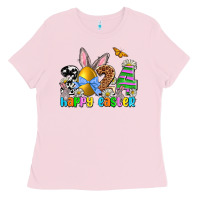 Bubblegum Pink 2024 Happy Easter Ladies Tee - NancyCooperArtShop