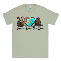 Matcha Peace Love Sea Lion Classic Tee - LillyAllenDesigns