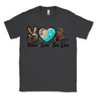 Smoke Peace Love Sea Lion Classic Tee - LillyAllenDesigns
