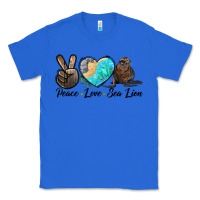 True Royal Peace Love Sea Lion Classic Tee - LillyAllenDesigns