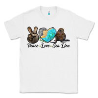 Peace Love Sea Lion Classic Tee | Teevron