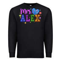 Black mrs Premium Sweatshirt - CowhideDigitalArt