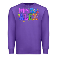 Purple mrs Premium Sweatshirt - CowhideDigitalArt
