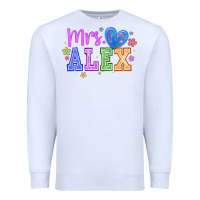 White mrs Premium Sweatshirt - CowhideDigitalArt