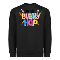 Black do the bunny hop easter Heavyweight Sweatshirt - CowGirlArtShop