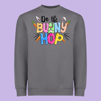 Do The Bunny Hop Easter Heavyweight Sweatshirt Designed By Cowgirlartshop