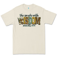 Bone she speaks with wisdom proverbs 31 26 Premium Tee - NancyCooperArtShop