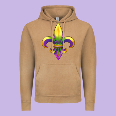 Mardi Gras Vintage Hoodie Designed By Ranaportraitstore