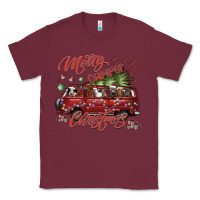 Burgundy merrycamperchristmas Classic Tee - SublimationCraftShop