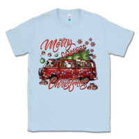 Dusty Blue merrycamperchristmas Classic Tee - SublimationCraftShop