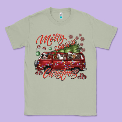 Merrycamperchristmas Classic Tee Designed By Sublimationcraftshop
