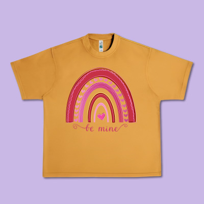 Valentines Day Rainbow Urban Heavy Tee Designed By Bettercallsaul