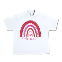 White Valentines Day Rainbow Urban Heavy Tee - Bettercallsaul
