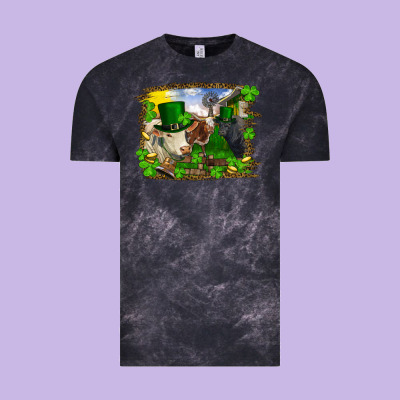 St Patrick's Day Cows Vintage Tee Designed By Ranaportraitstore