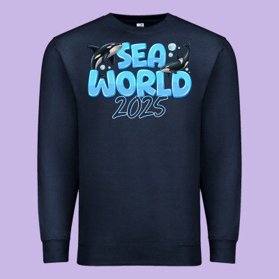 Sea World 2025 Premium Sweatshirt Designed By Cowhidedigitalart