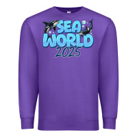 Purple Sea World 2025 Premium Sweatshirt - CowhideDigitalArt