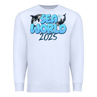 White Sea World 2025 Premium Sweatshirt - CowhideDigitalArt