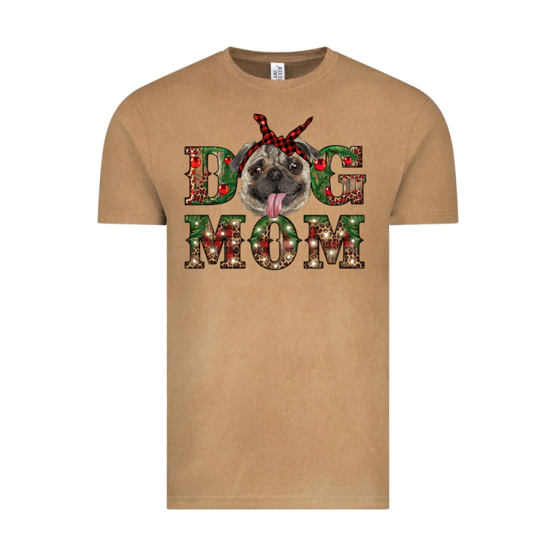 Christmas Dog Mom Vintage Tee by RanaPortraitStore | Teevron