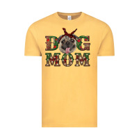 Vintage Mustard Christmas Dog Mom Vintage Tee - RanaPortraitStore