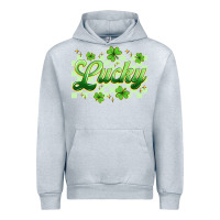 Heather Grey checkered lucky Urban Hoodie - Artiststas