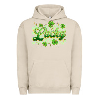 Pigment French Oak checkered lucky Urban Hoodie - Artiststas