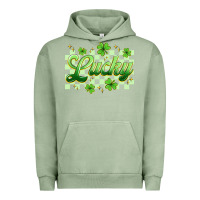 Pigment Oil Green checkered lucky Urban Hoodie - Artiststas