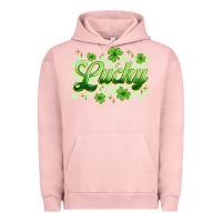 Pigment Salmon checkered lucky Urban Hoodie - Artiststas