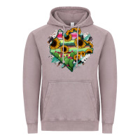Vintage Zinc Chiapas State Of Mexico Map Vintage Hoodie - RanaPortraitStore