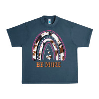 Midnight Navy Valentines Day Rainbow, Valentines Day Rainbow Cowhide, Urban Heavy Tee - Bettercallsaul