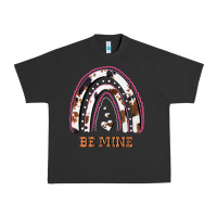 Pigment Black Valentines Day Rainbow, Valentines Day Rainbow Cowhide, Urban Heavy Tee - Bettercallsaul