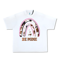 White Valentines Day Rainbow, Valentines Day Rainbow Cowhide, Urban Heavy Tee - Bettercallsaul