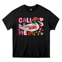 Black call me valentine mallard duck Heavy Core Tee - MaliasSmallBusiness