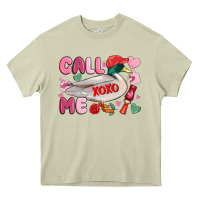 Mossy call me valentine mallard duck Heavy Core Tee - MaliasSmallBusiness