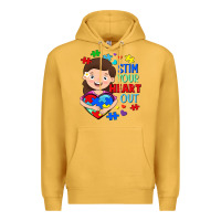 Mustard Stim your heart out Premium Hoodie - FaDigitalArtStudio