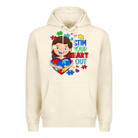 Sandshell Stim your heart out Premium Hoodie - FaDigitalArtStudio