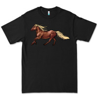 Black running horse Premium Tee - NancyCooperArtShop