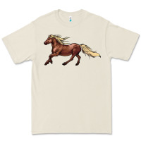 Bone running horse Premium Tee - NancyCooperArtShop