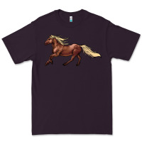 Plum running horse Premium Tee - NancyCooperArtShop