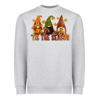 Heather Grey tis the season gnomes Heavyweight Sweatshirt - CowGirlArtShop