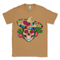 Toasted Coconut mexican skull sombrero roses cactus serape Classic Tee - Artiststas