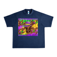 Navy highland cow mardi gras tumbler Urban Heavy Tee - JahusDesignShop