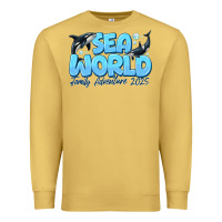 Antique Gold Sea World Family Adventure 2025 Premium Sweatshirt - CowhideDigitalArt