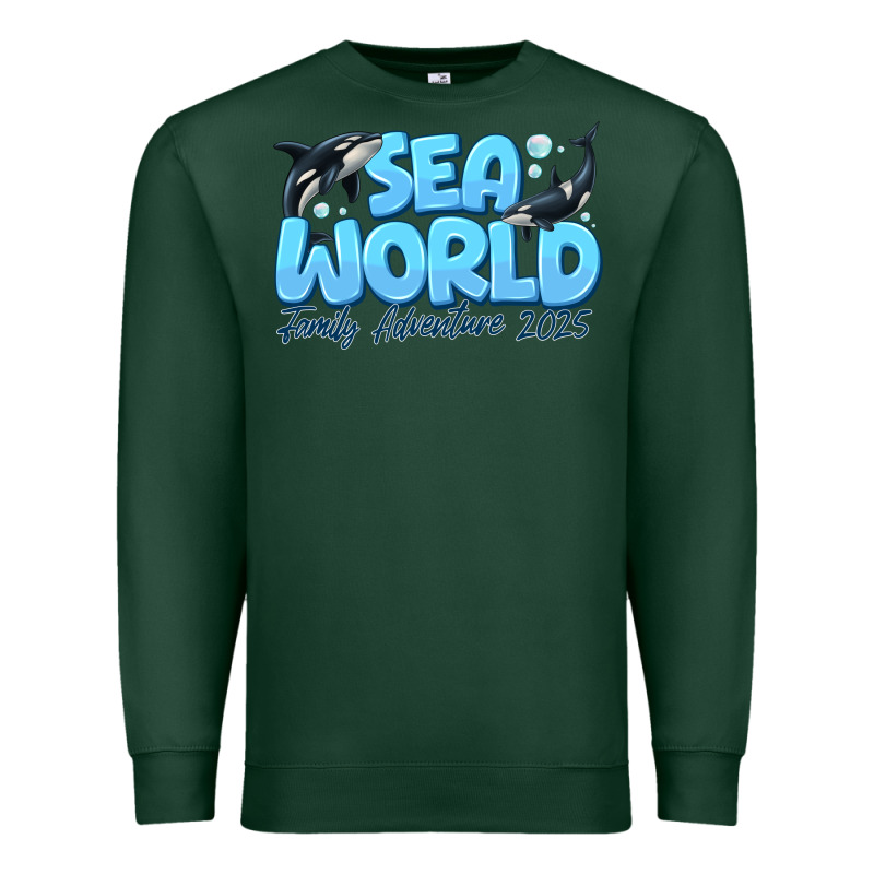Sea World Family Adventure 2025 Premium Sweatshirt by CowhideDigitalArt | Teevron
